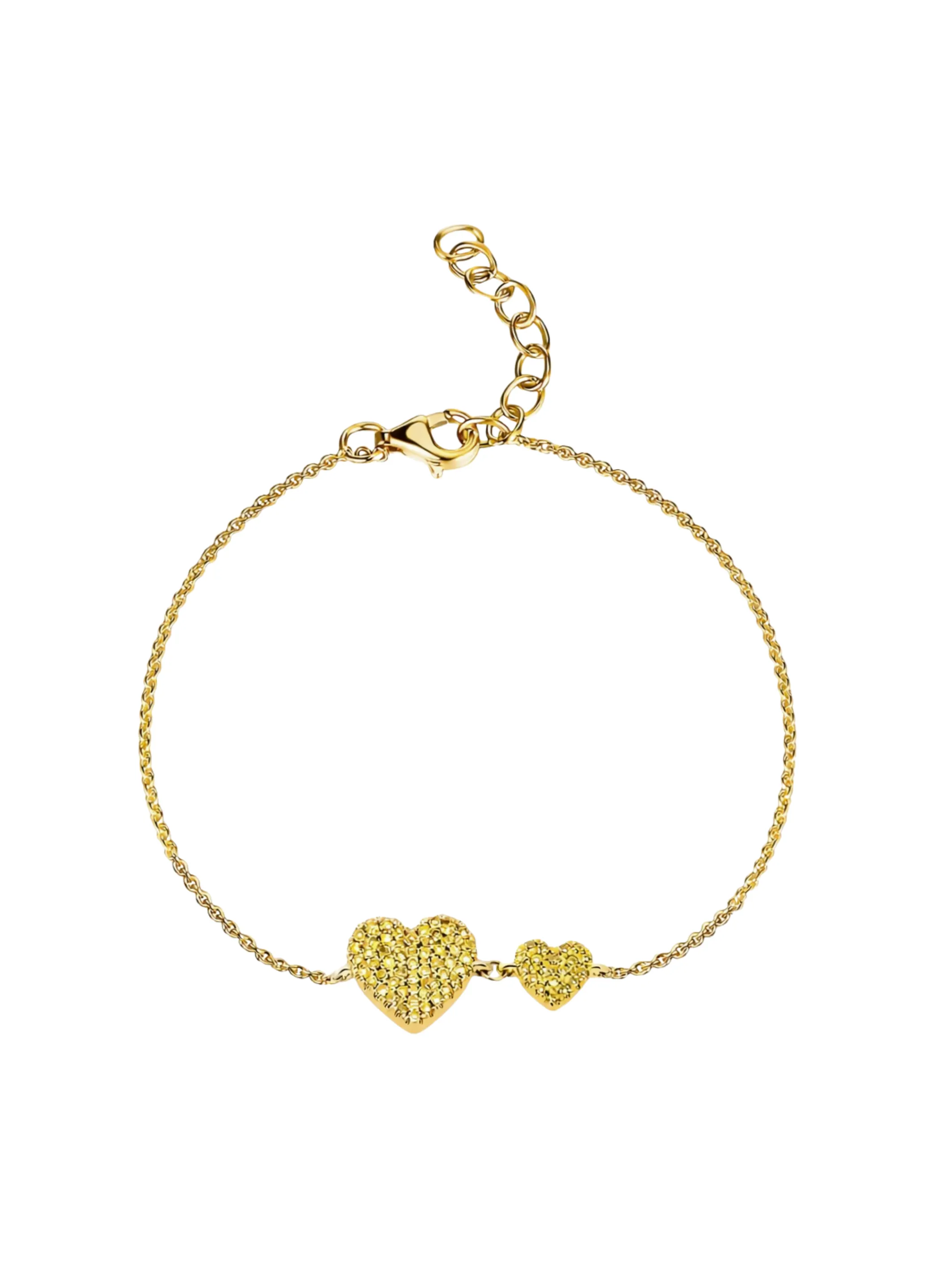 Annie Heart Bracelet 14K sold by LeMel