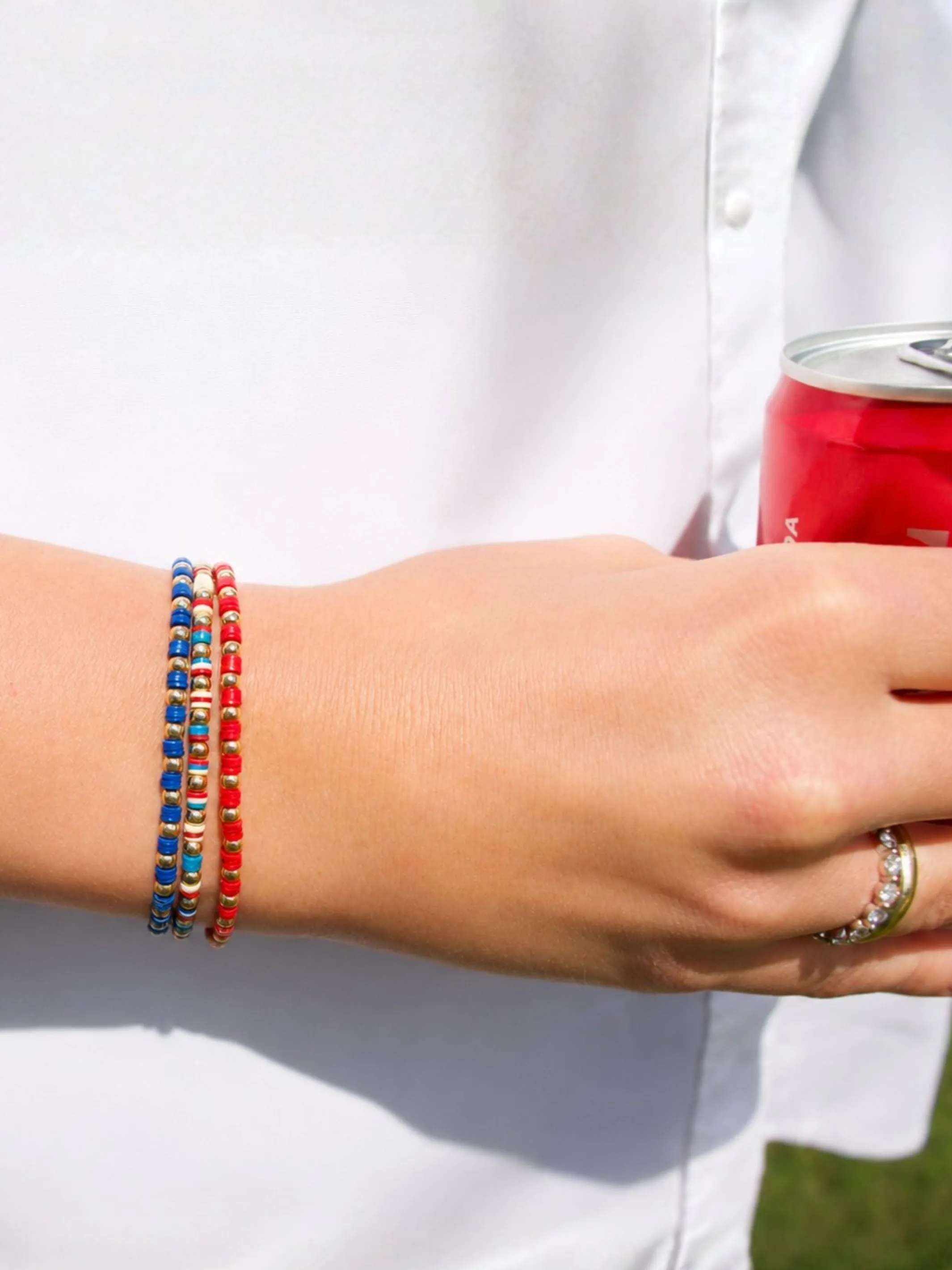 USA Stretch Bracelet Set sold by LeMel product image thumbnail 3