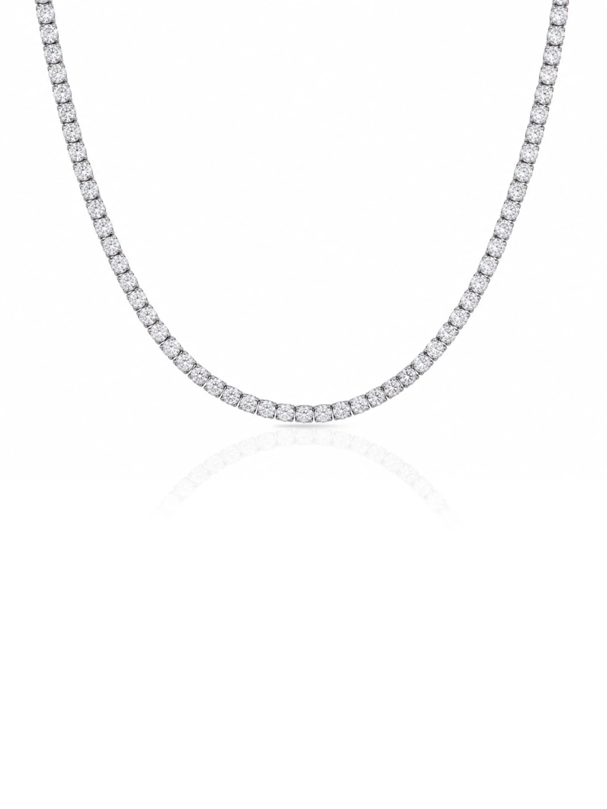Lab Diamond Tennis Necklace 14K 20.13ctw sold by LeMel