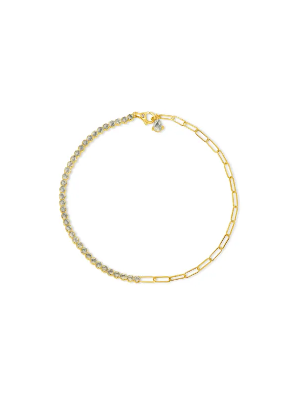Birthstone Tennis Bracelet - June 14K sold by LeMel