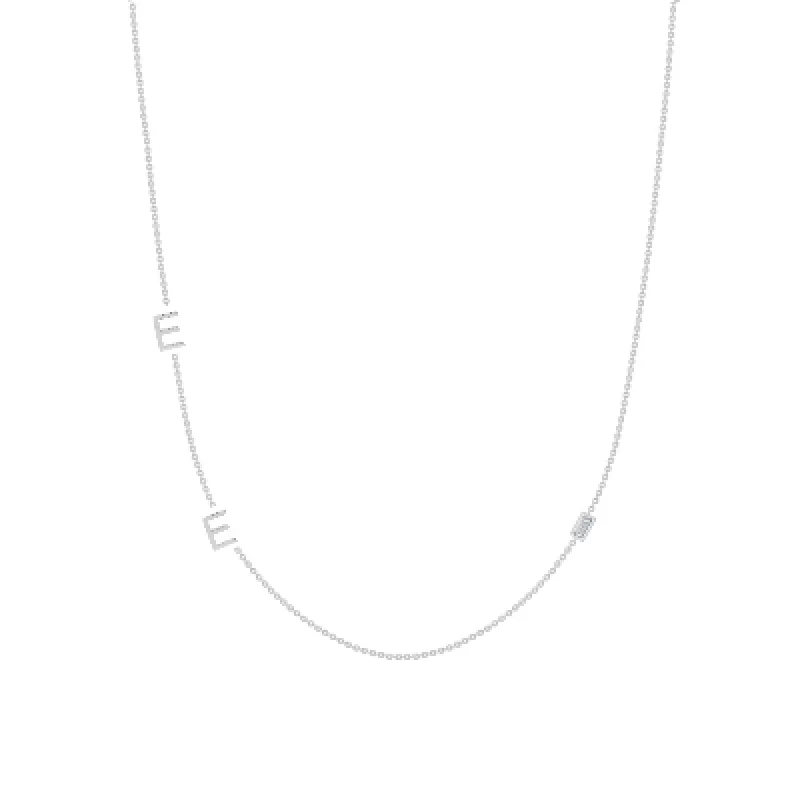 The Initial Necklace - 2 Letters 14k sold by LeMel