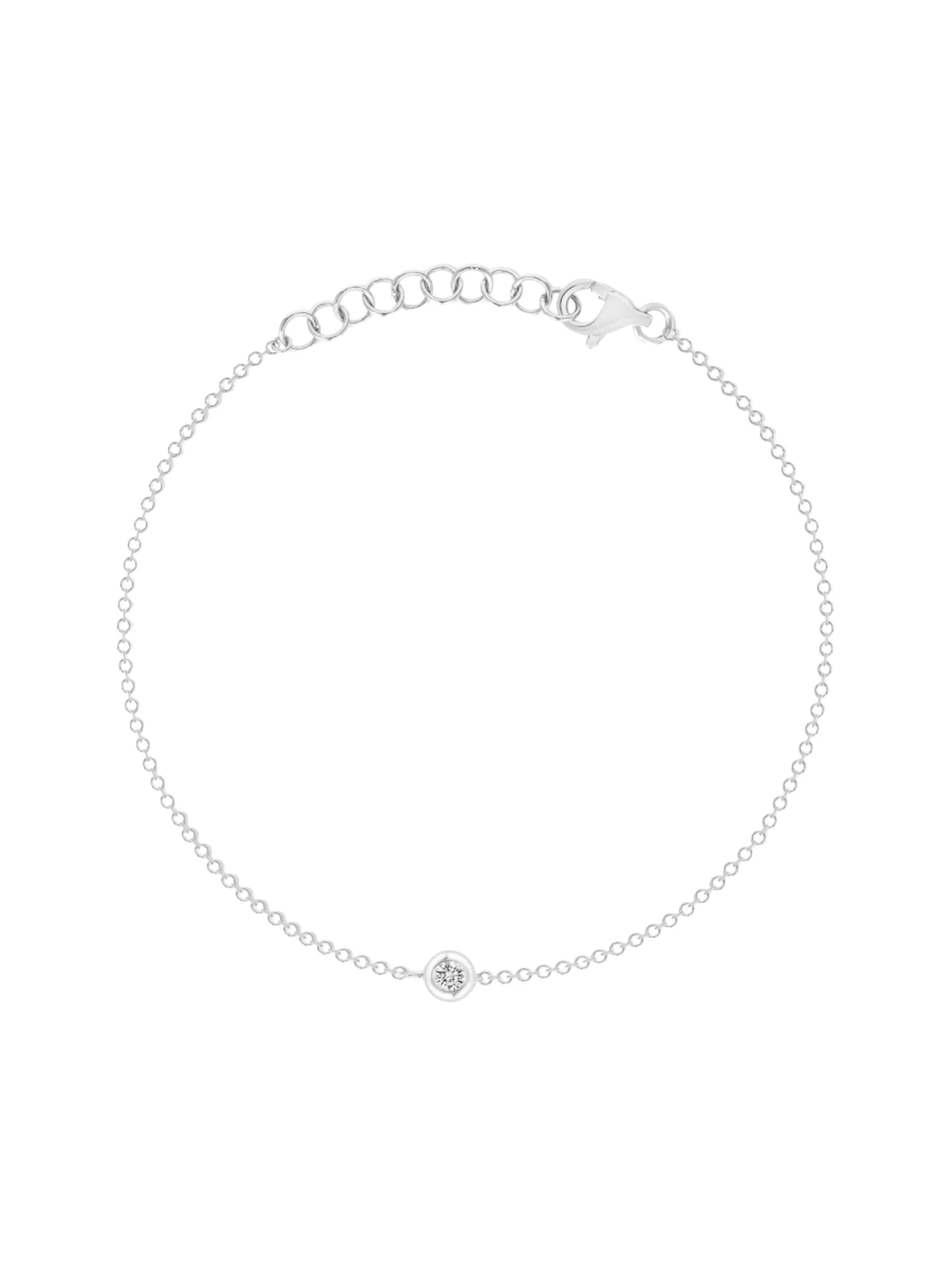 Diamond Bezel Bracelet 14K sold by LeMel product image thumbnail 3