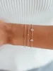 Diamond Bezel Bracelet 14K sold by LeMel