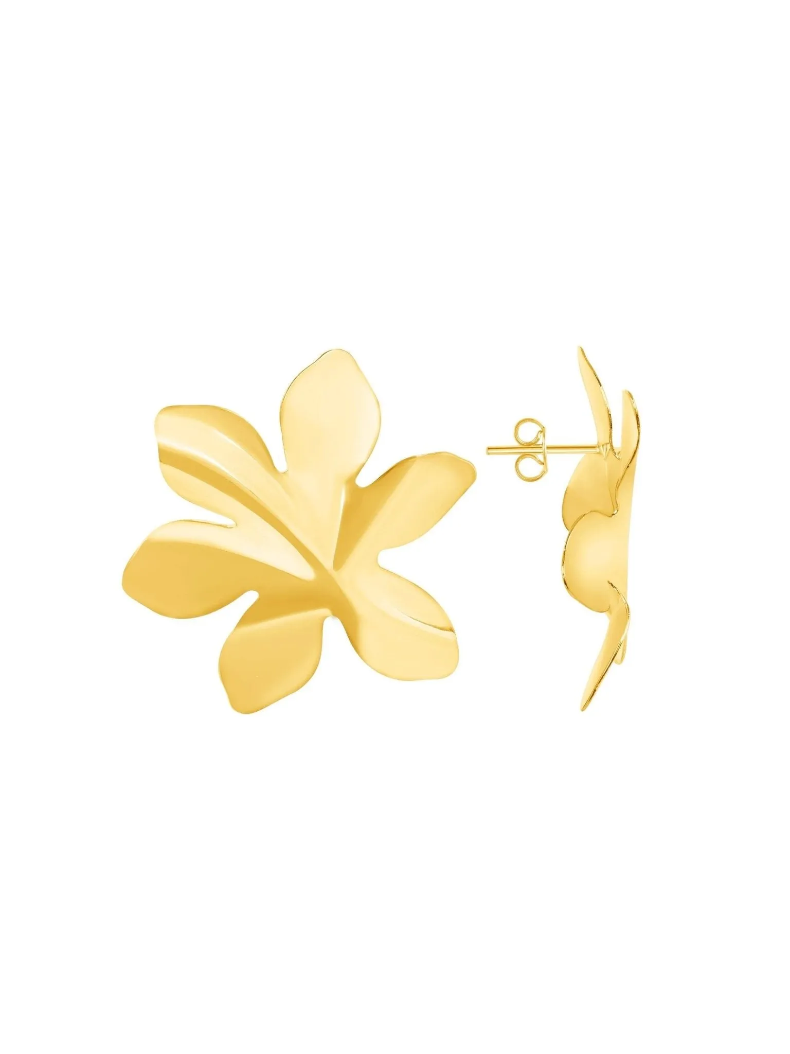 Paloma Flower Stud Earrings sold by LeMel