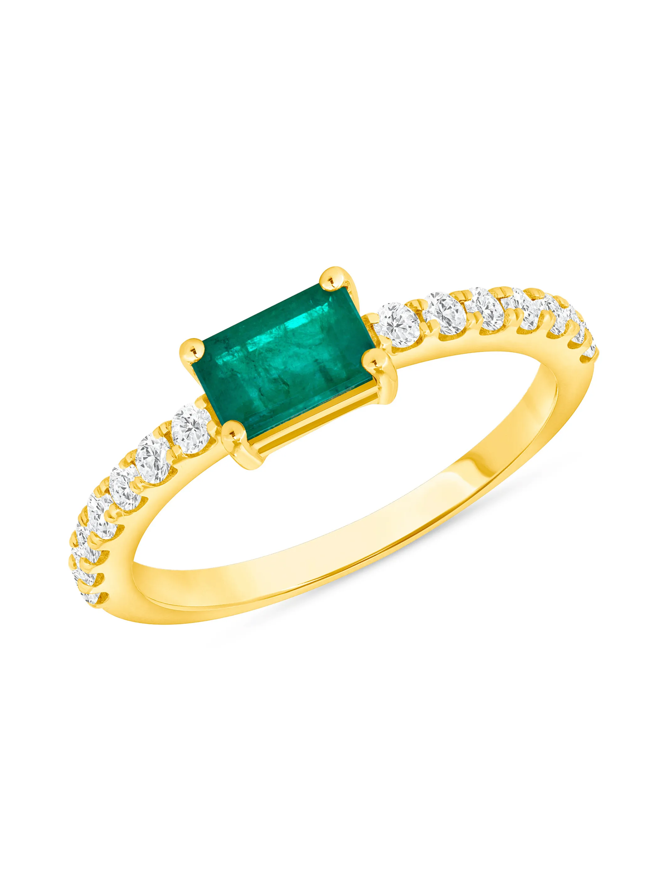 Merrick Emerald Ring 14K sold by LeMel
