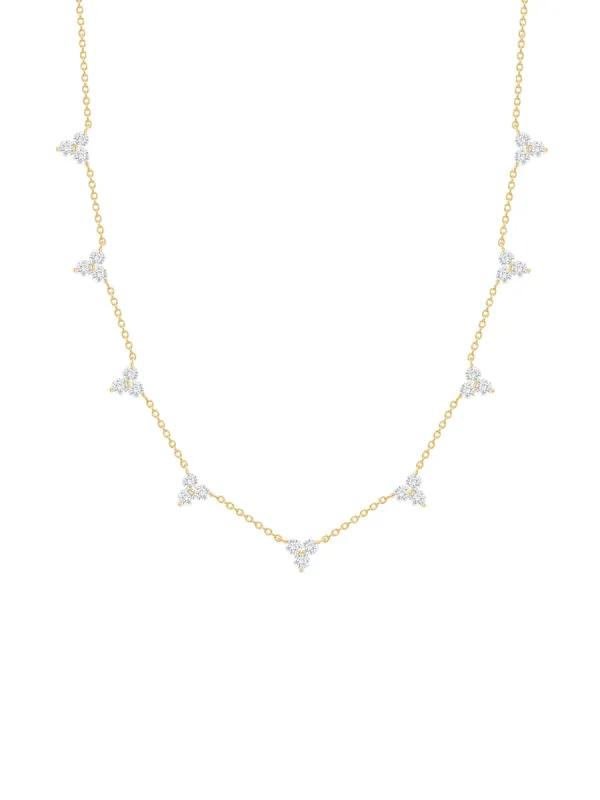 Autumn Trio Diamond Layering Necklace 14K sold by LeMel