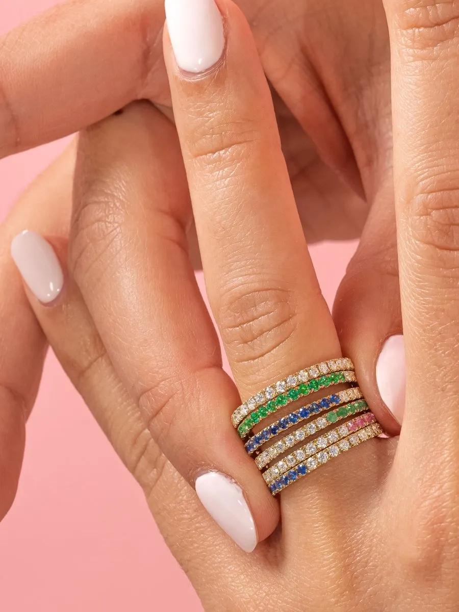 Reversible Ring Black Diamond 14K sold by LeMel product image thumbnail 3