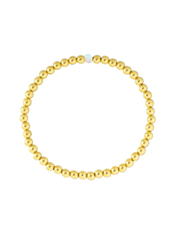 Opal Everyday Stretch Bracelet - 4mm sold by LeMel