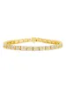 Feather Diamond Tennis Bracelet 14K sold by LeMel