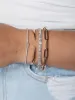 Feather Diamond Tennis Bracelet 14K sold by LeMel