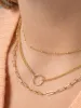 Circle Layering Necklace sold by LeMel