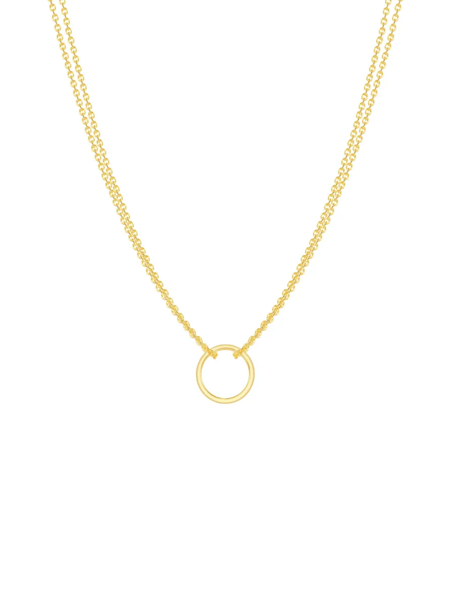 Circle Layering Necklace sold by LeMel
