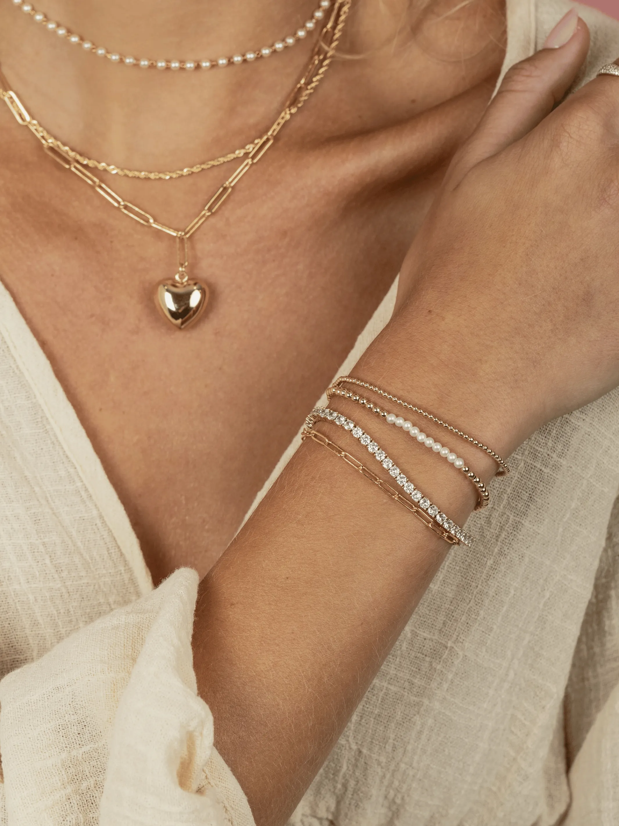 The Paperclip Chain Bracelet sold by LeMel product image thumbnail 3