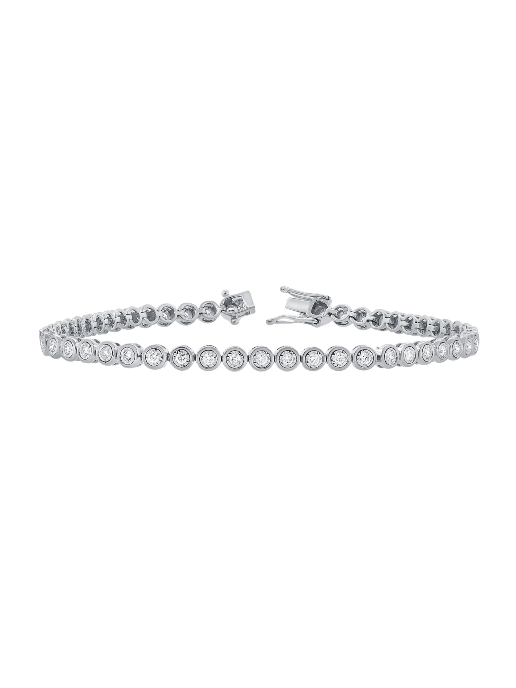 Bryn Bezel Tennis Bracelet 14K sold by LeMel product image thumbnail 5