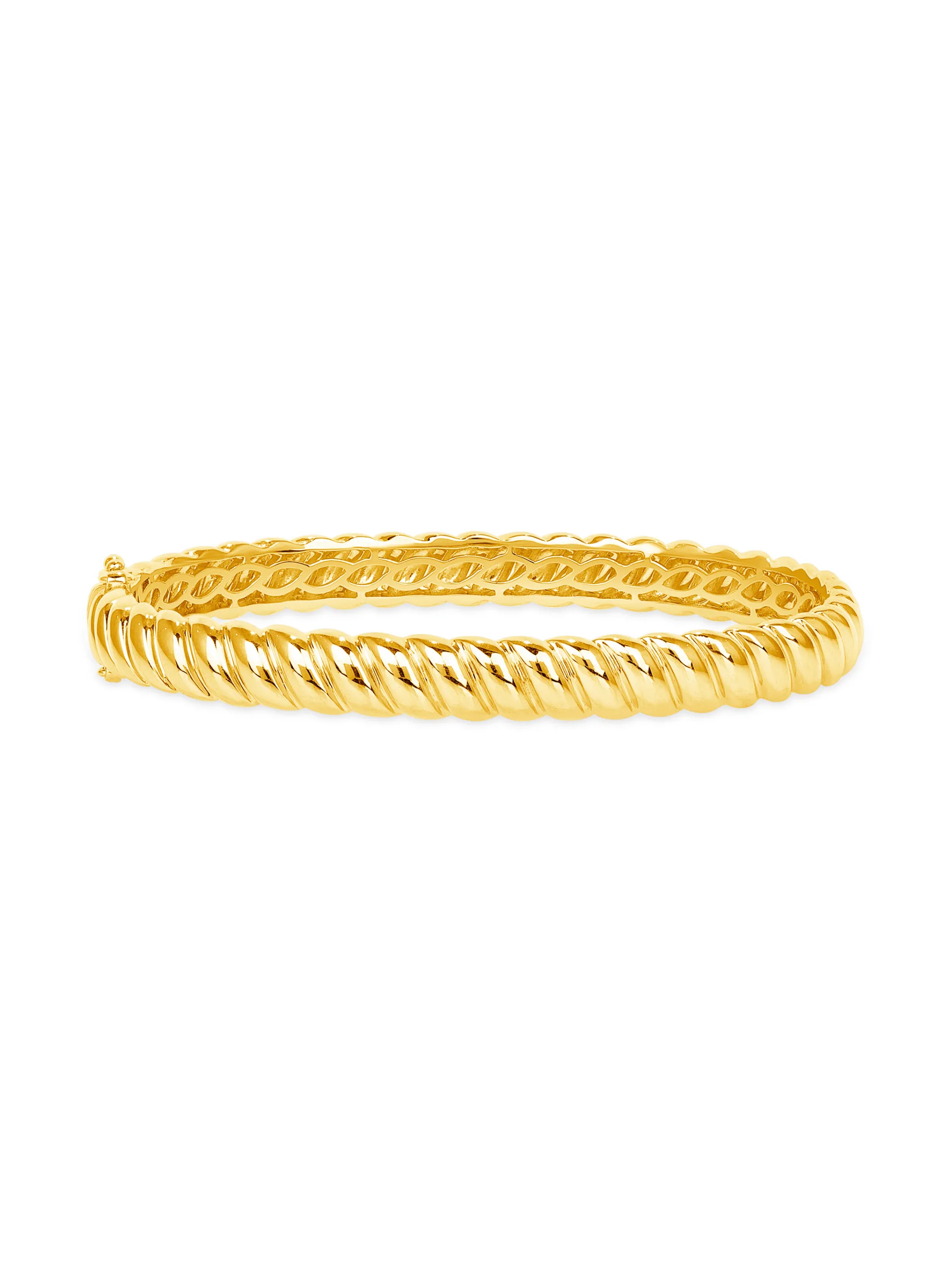 Dome Fluted Bangle 14K sold by LeMel