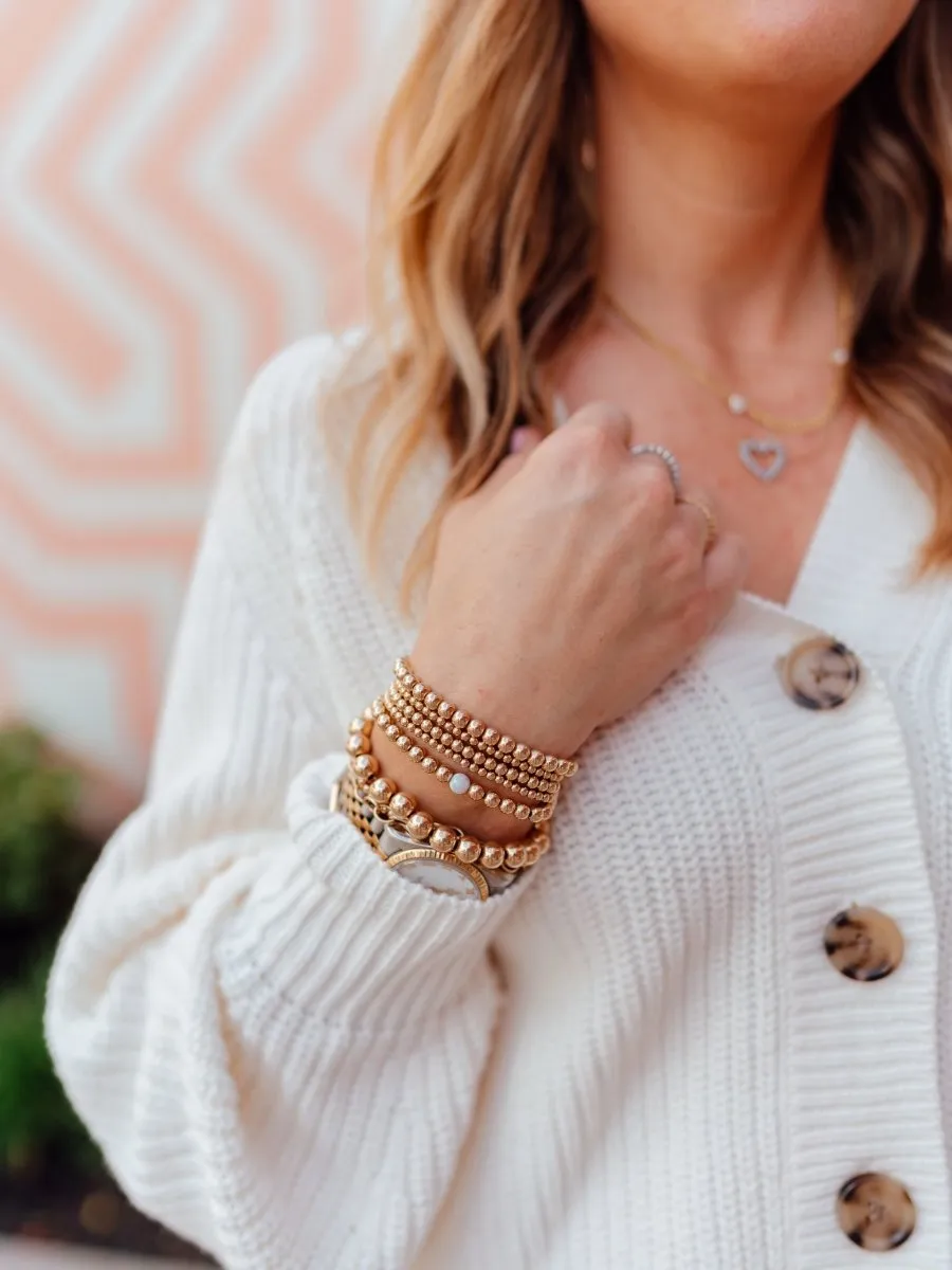 Opalite Everyday Stretch Bracelet - 6mm sold by LeMel product image thumbnail 2