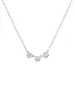 Taylor Trio Bezel Necklace 14K sold by LeMel