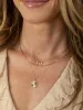 Taylor Trio Bezel Necklace 14K sold by LeMel