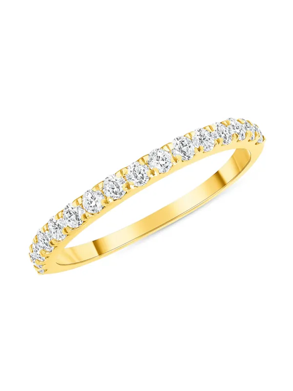 Signature Round Diamond Band (.46 ct. tw.) 14K sold by LeMel