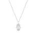 Hamsa Diamond Necklace 14K sold by LeMel
