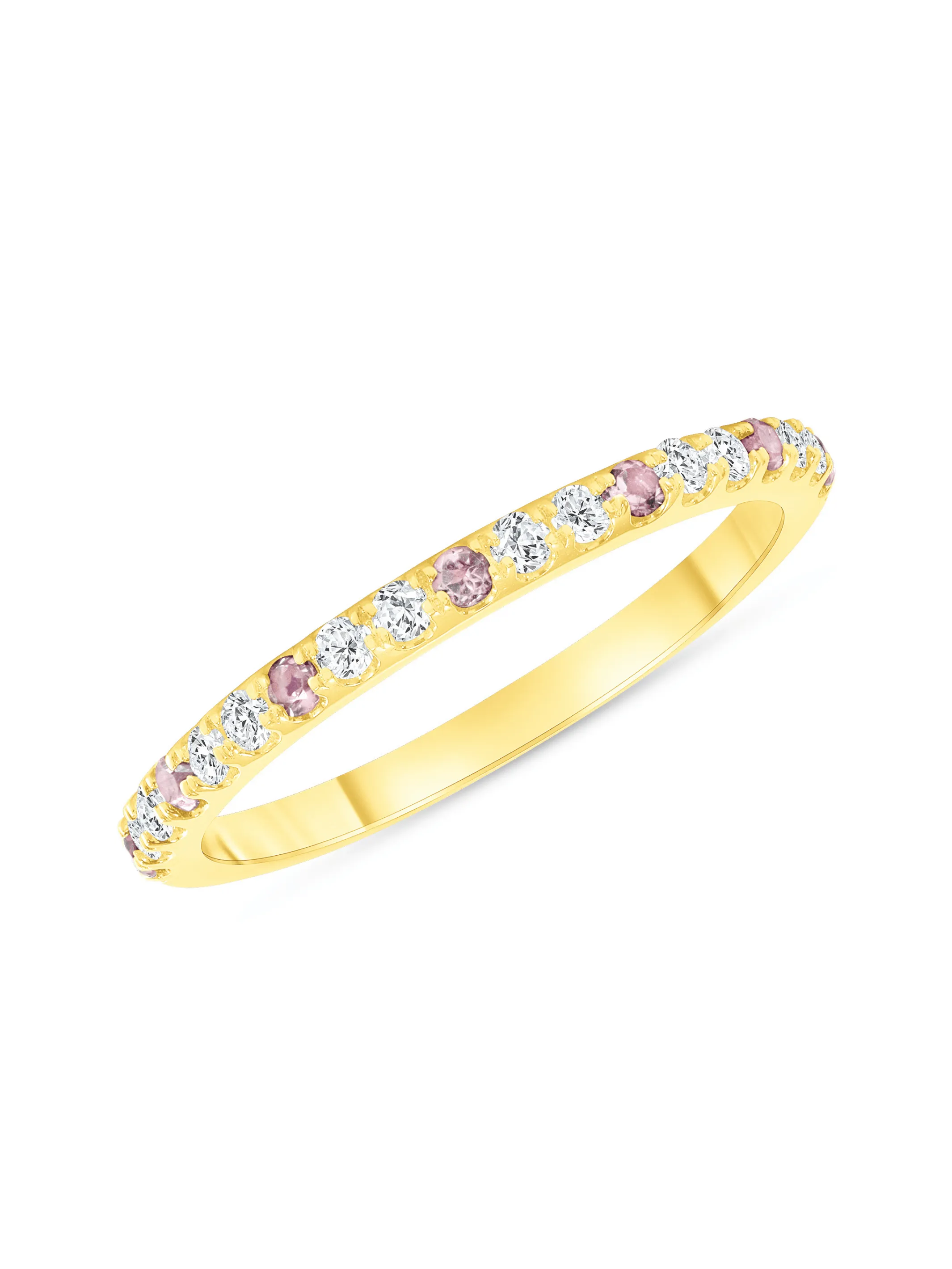 Birthstone Ring - October Pink Tourmaline 14K sold by LeMel