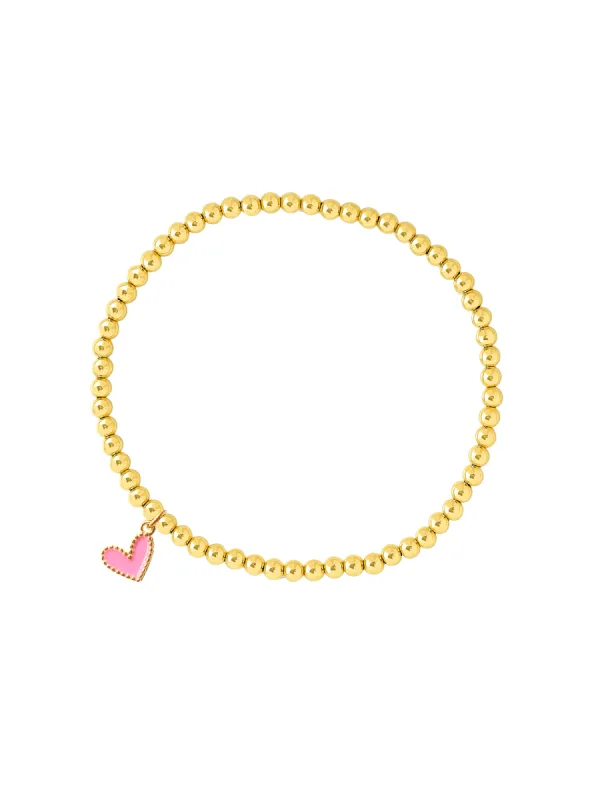 Lilah Heart Everyday Stretch Bracelet sold by LeMel