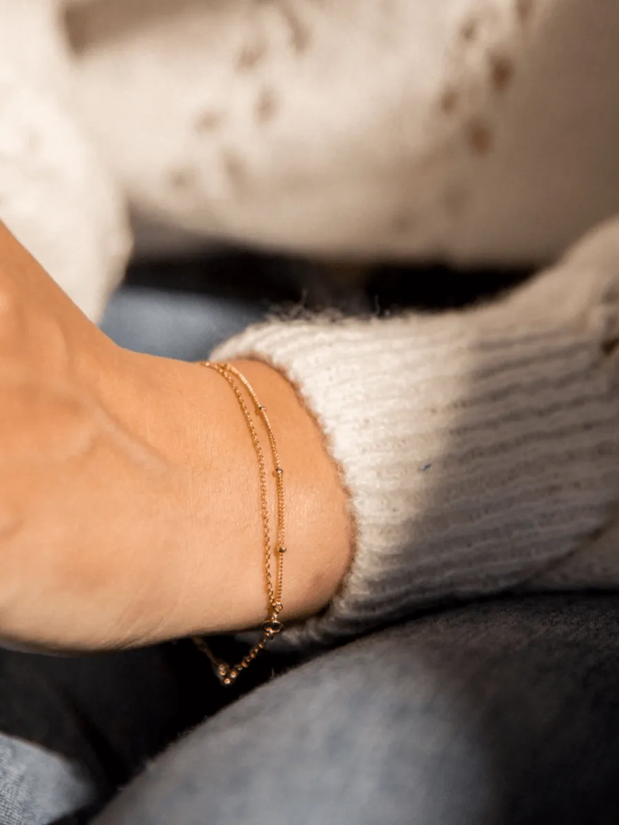 Favorite Mixed Chain Layering Bracelet sold by LeMel product image thumbnail 2