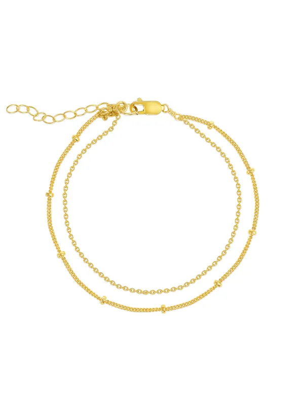 Favorite Mixed Chain Layering Bracelet sold by LeMel