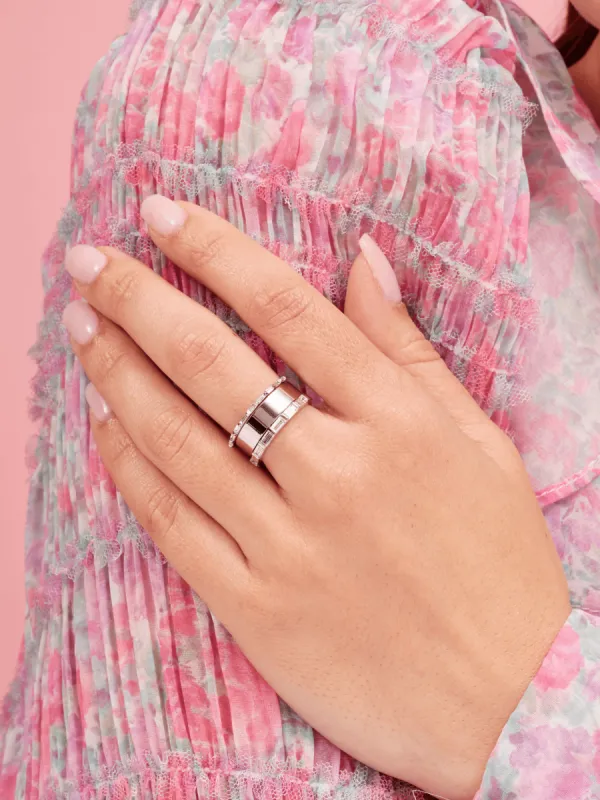 Baguette Diamond Band 14K sold by LeMel