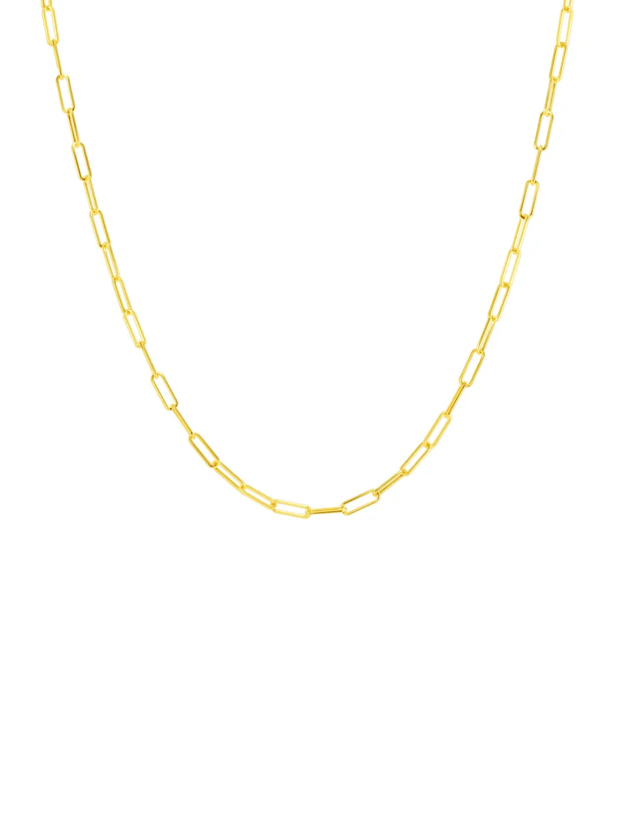 Paperclip 'S' Chain Necklace sold by LeMel