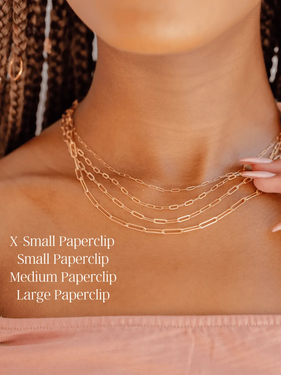Paperclip 'S' Chain Necklace sold by LeMel product image thumbnail 5