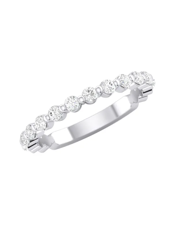 Round Single Prong Band (.50 ct. tw.) 14K sold by LeMel