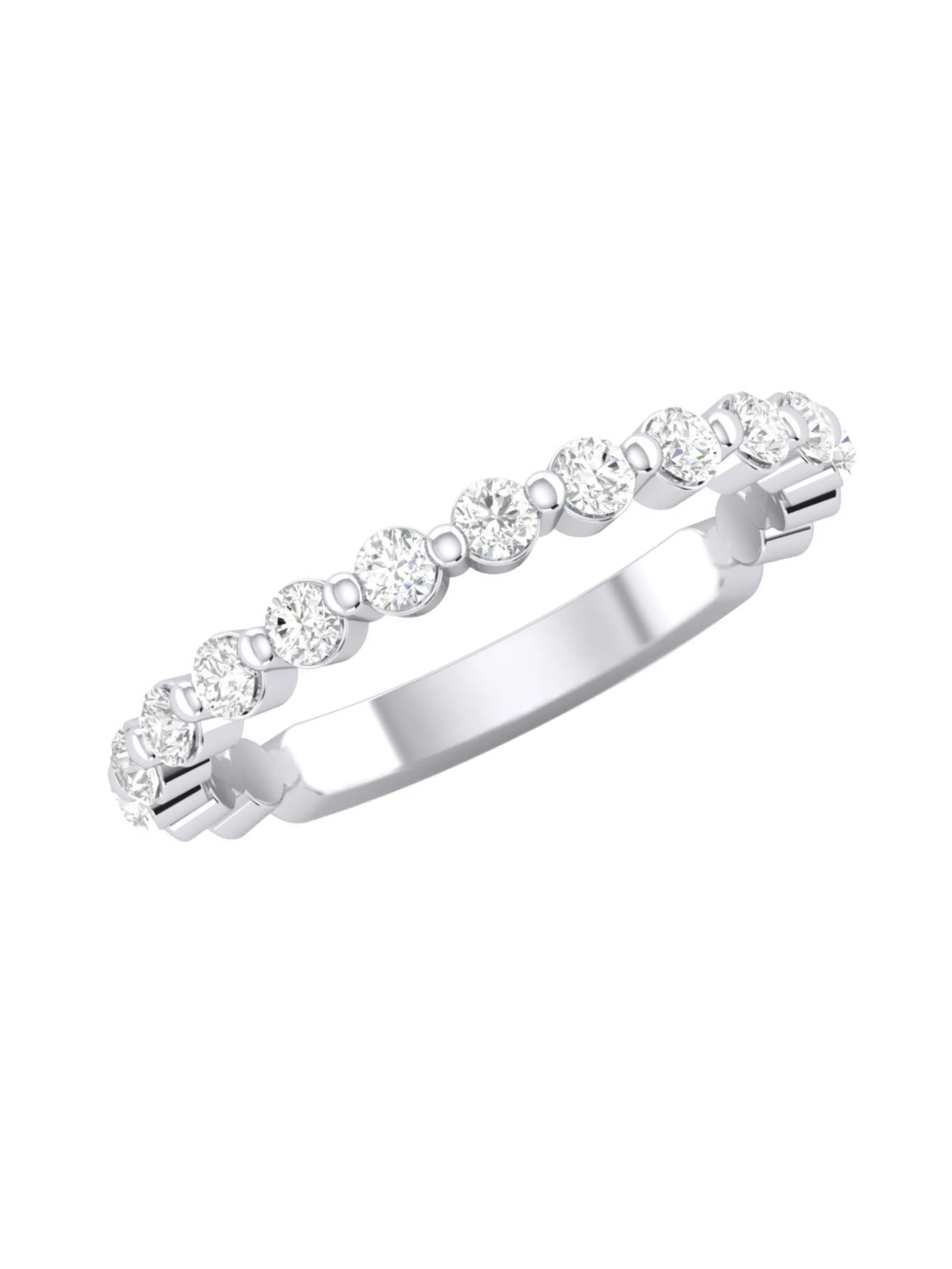 Round Single Prong Band (.50 ct. tw.) 14K sold by LeMel