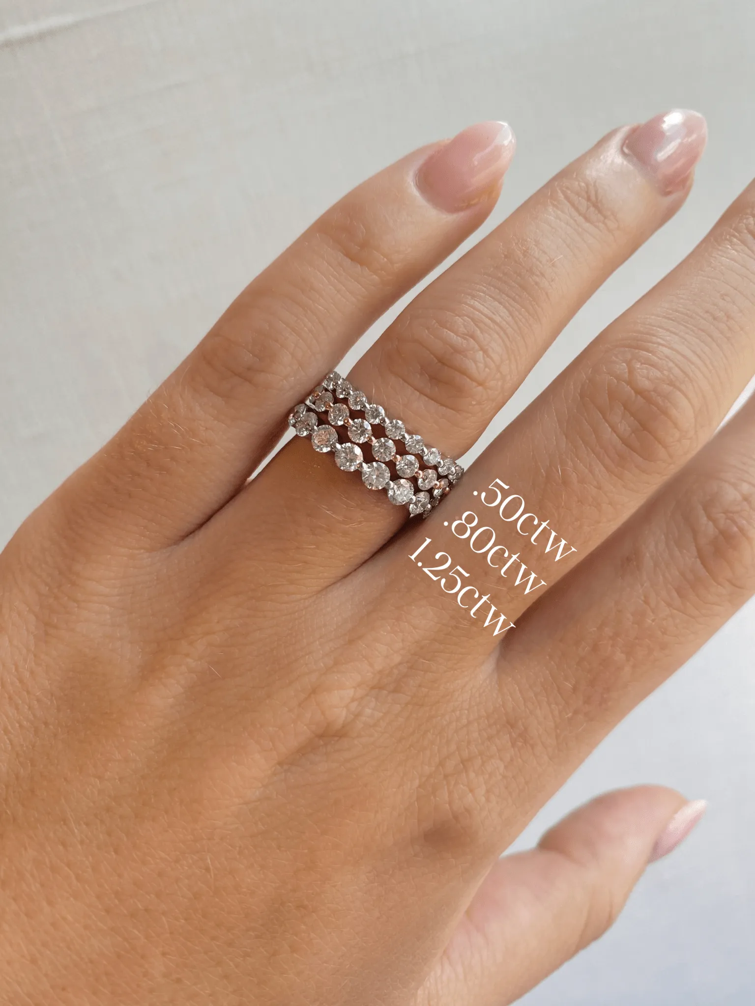 Round Single Prong Band (.50 ct. tw.) 14K sold by LeMel product image thumbnail 3