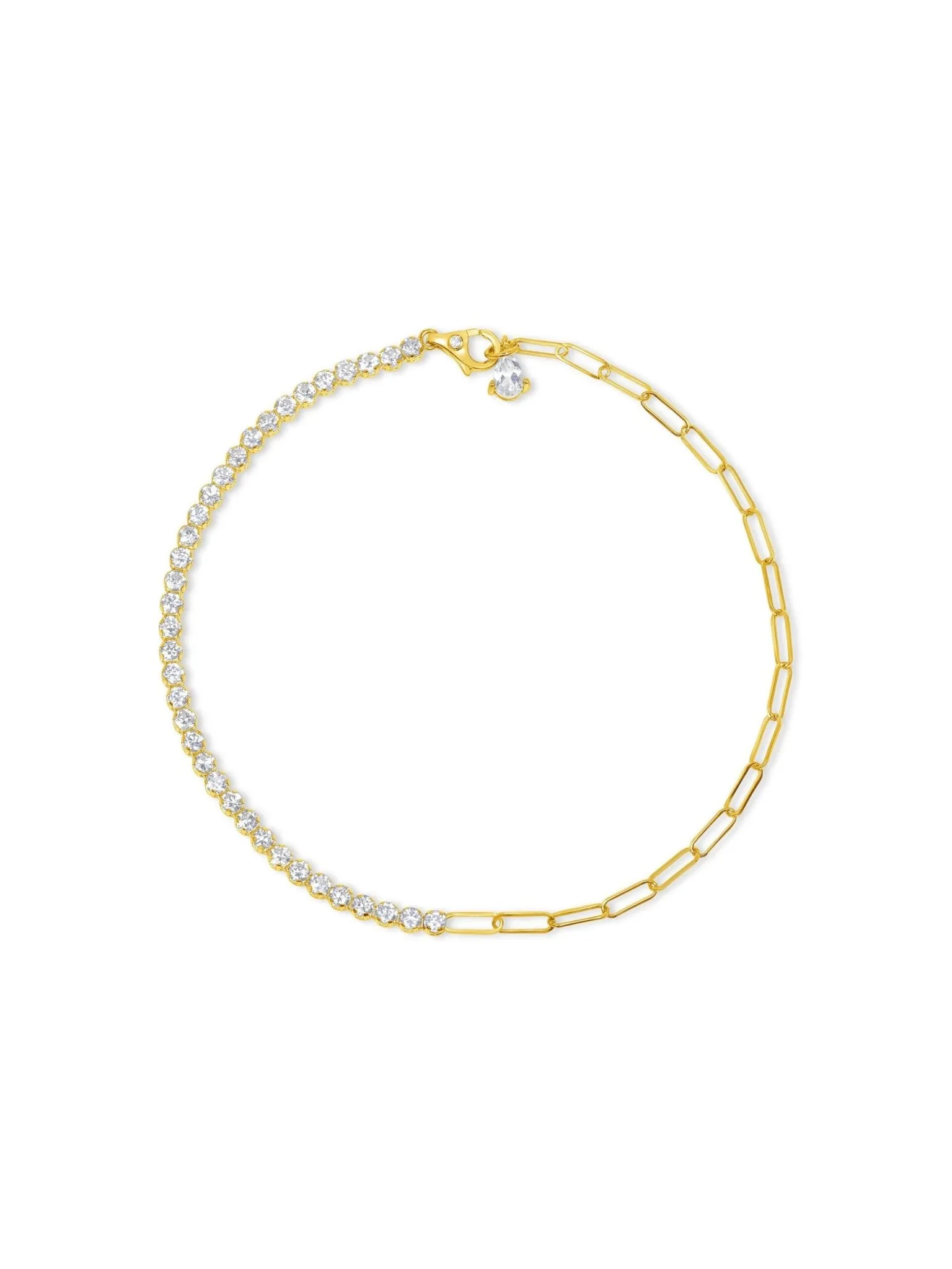 Birthstone Tennis Bracelet - April 14K sold by LeMel