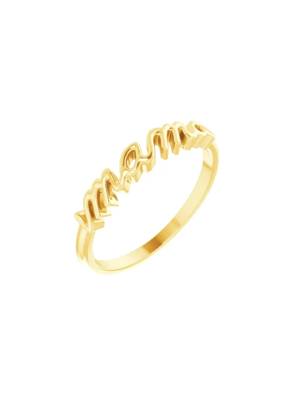 Mama Ring 14K sold by LeMel