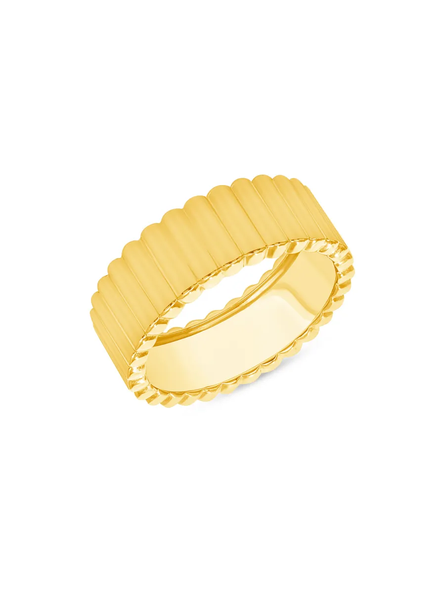 Fluted Gold Ring 14K sold by LeMel