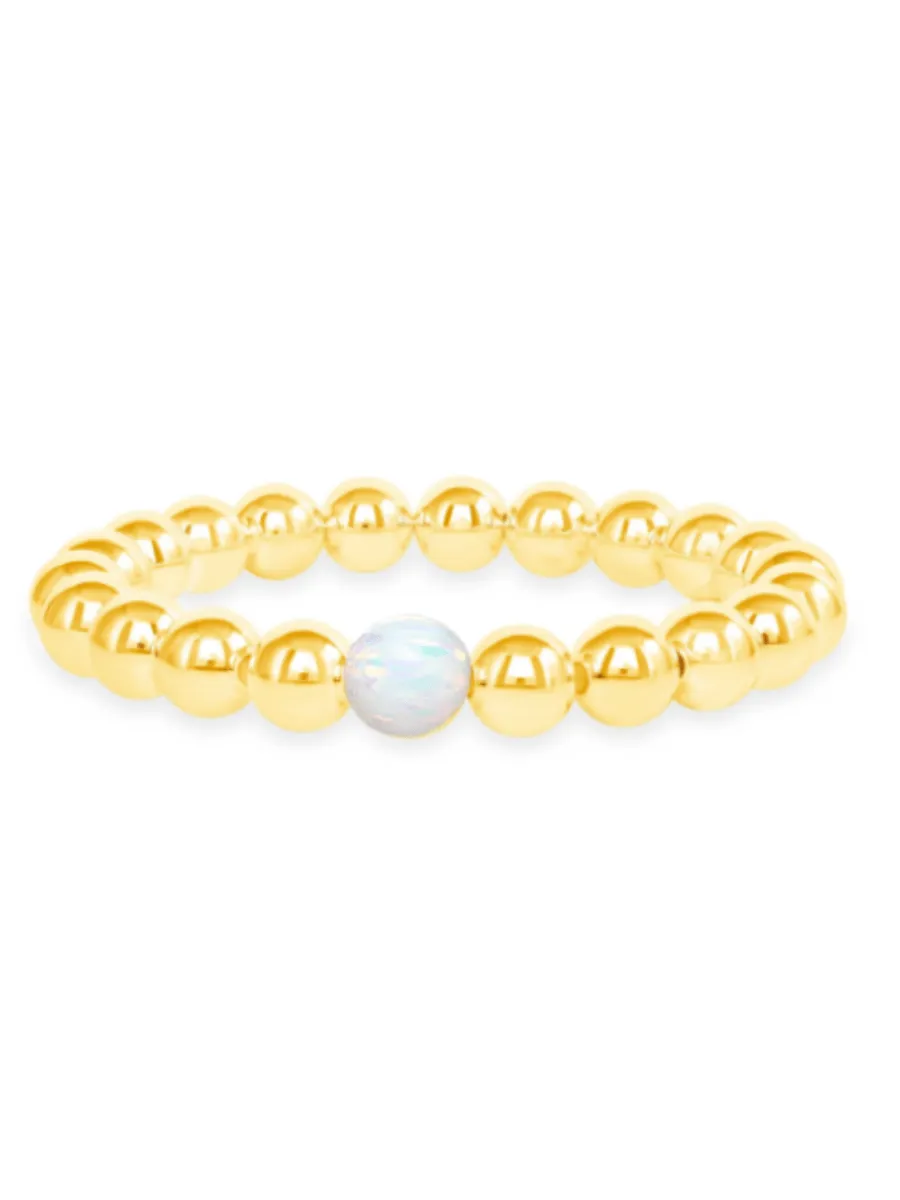 Opalite Everyday Stretch Bracelet - 8mm sold by LeMel