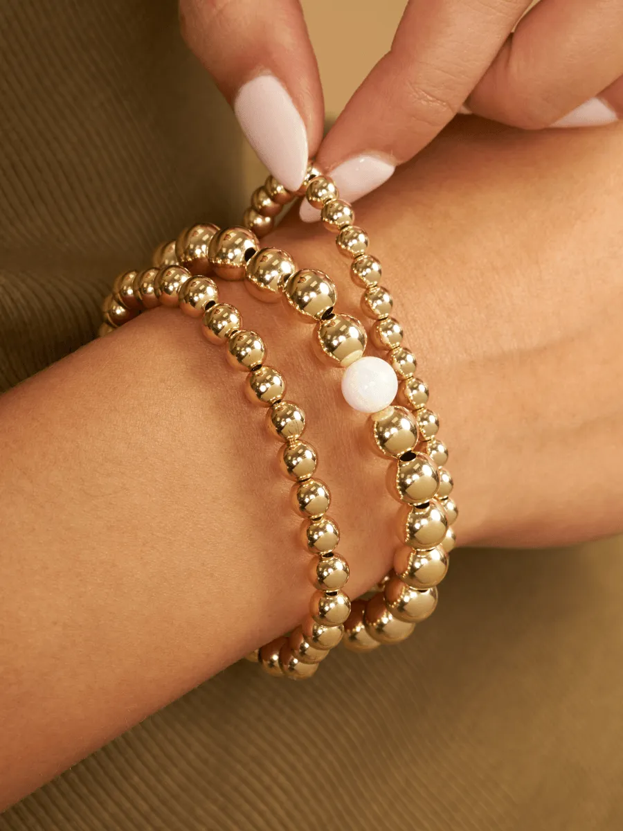 Opalite Everyday Stretch Bracelet - 8mm sold by LeMel product image thumbnail 2