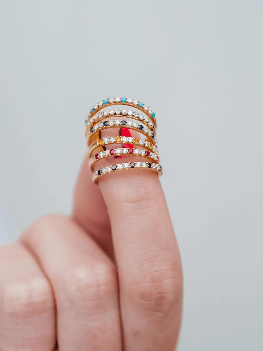 Birthstone Ring - March Aquamarine 14K sold by LeMel product image thumbnail 4