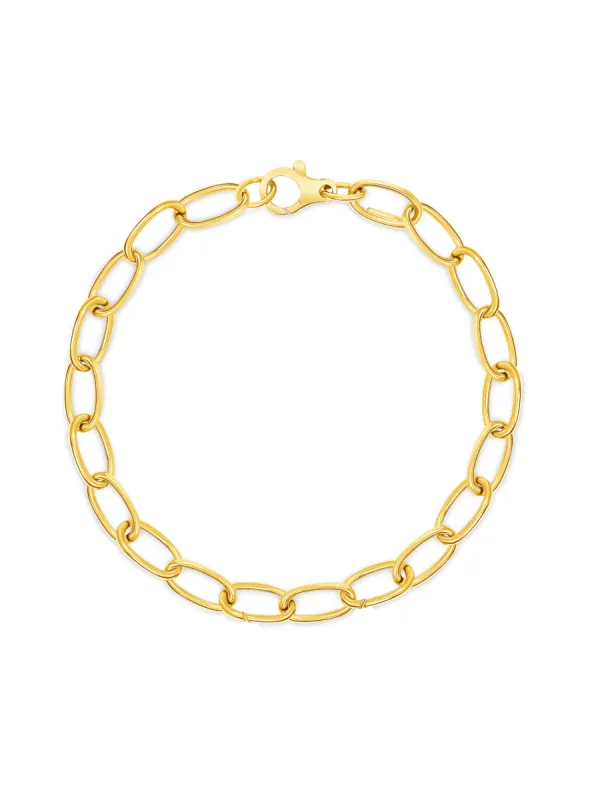 Round Chain Bracelet 14K sold by LeMel