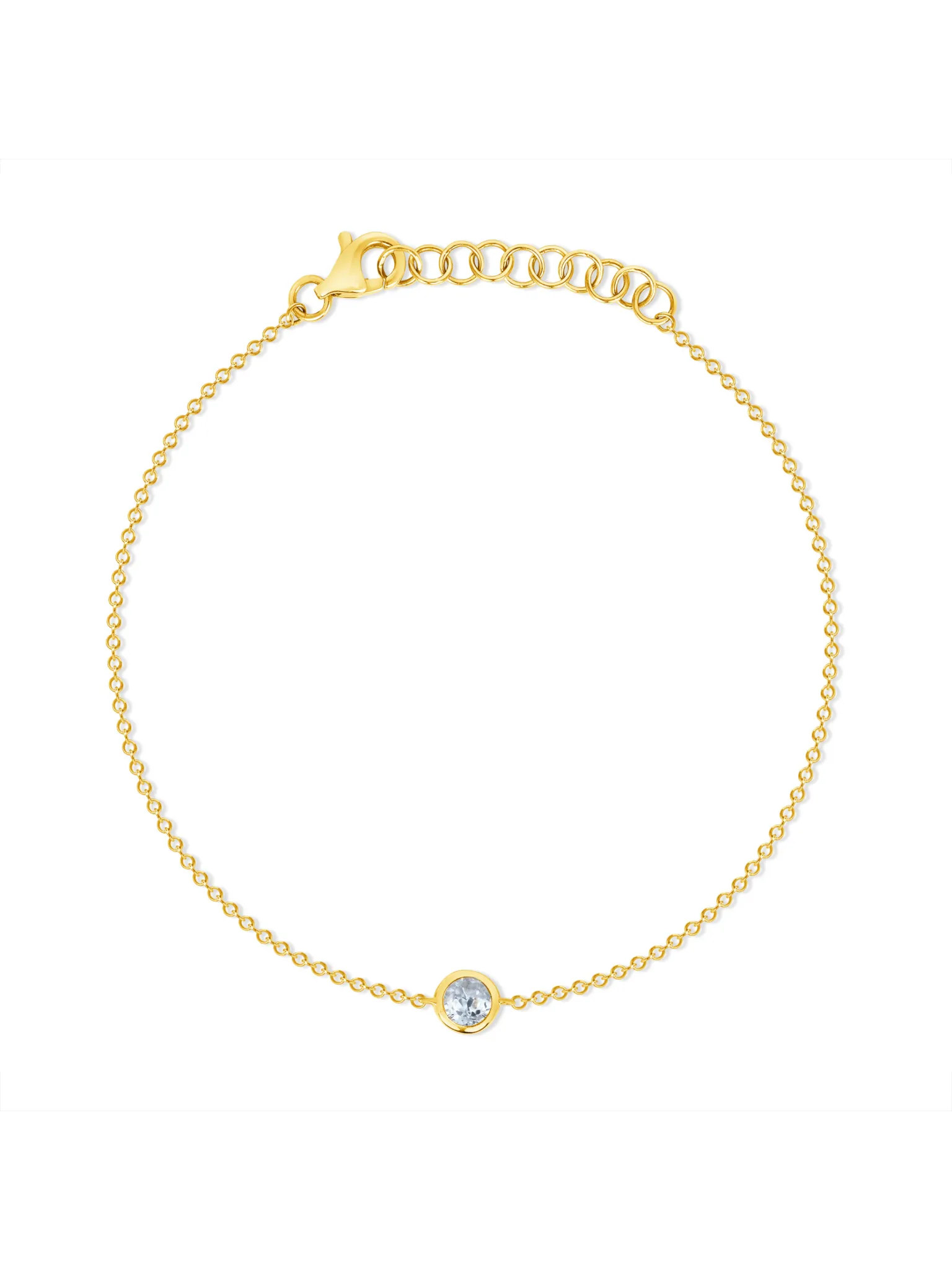 Birthstone Bracelet 14K sold by LeMel product image thumbnail 3