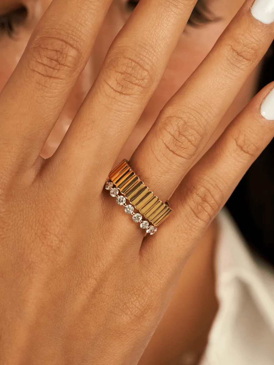 Round Single Prong Band (.80 ct. tw.) 14K sold by LeMel product image thumbnail 3