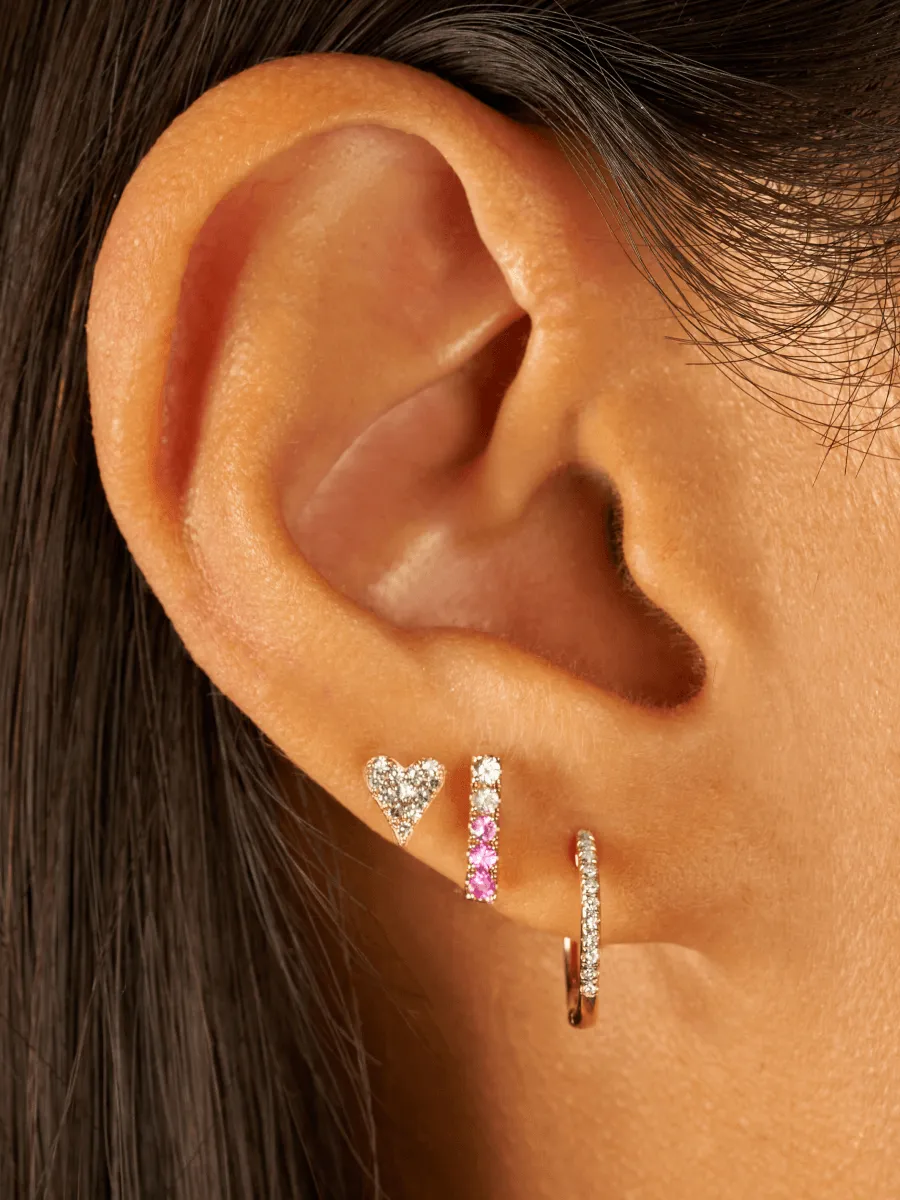 Pink Ombre Stud Earring 14K sold by LeMel product image thumbnail 3