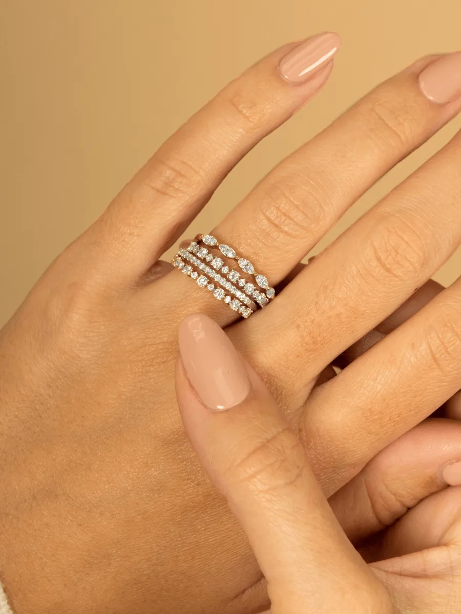 Sadie Diamond Ring 14K sold by LeMel product image thumbnail 3