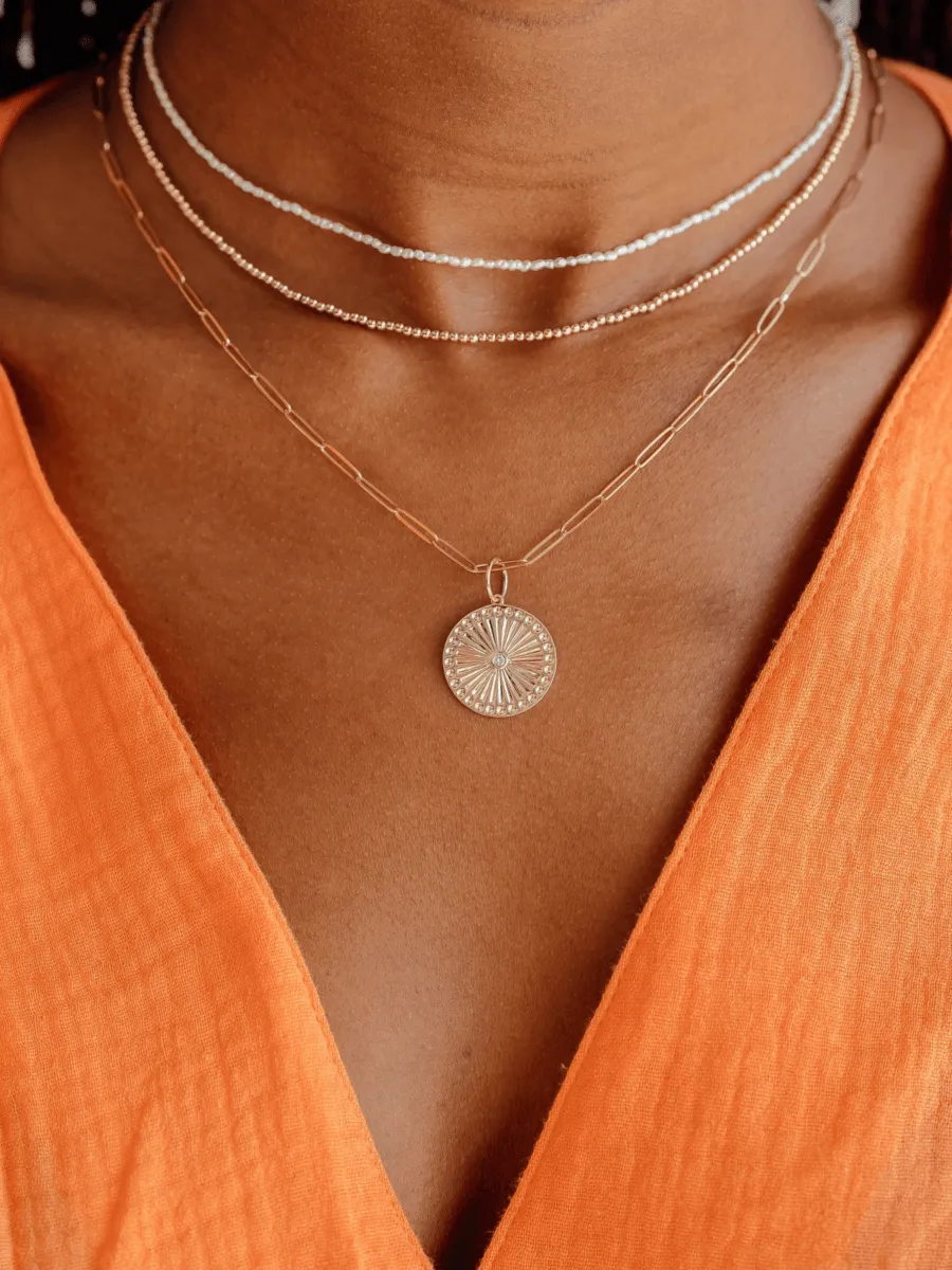 Sunny Diamond Charm 14K sold by LeMel product image thumbnail 3