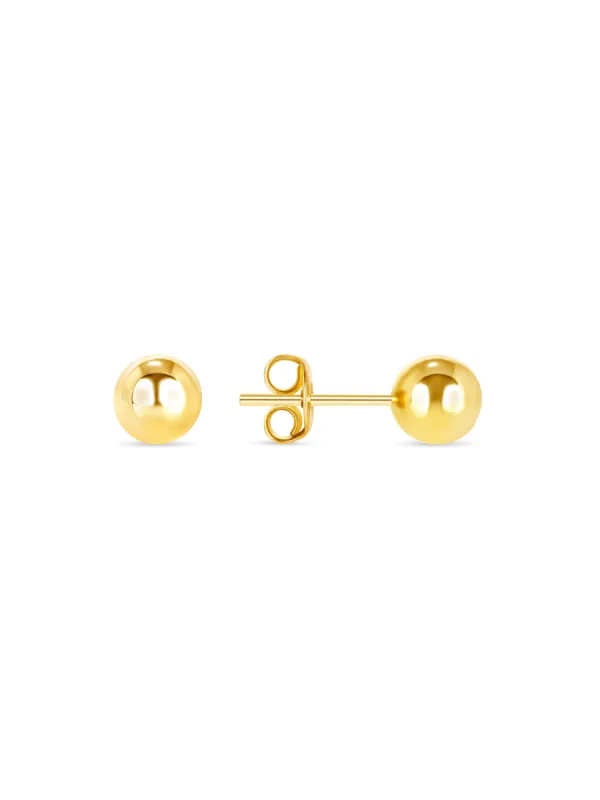 6mm Stud Earrings sold by LeMel