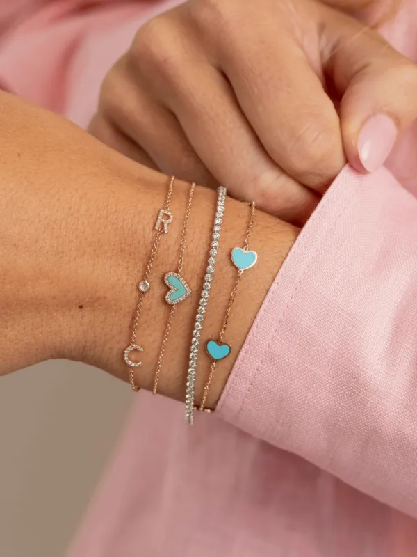 Cupcake Diamond Tennis Bracelet 14K sold by LeMel