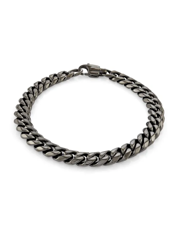 Men's Cuban Link Chain Bracelet sold by LeMel