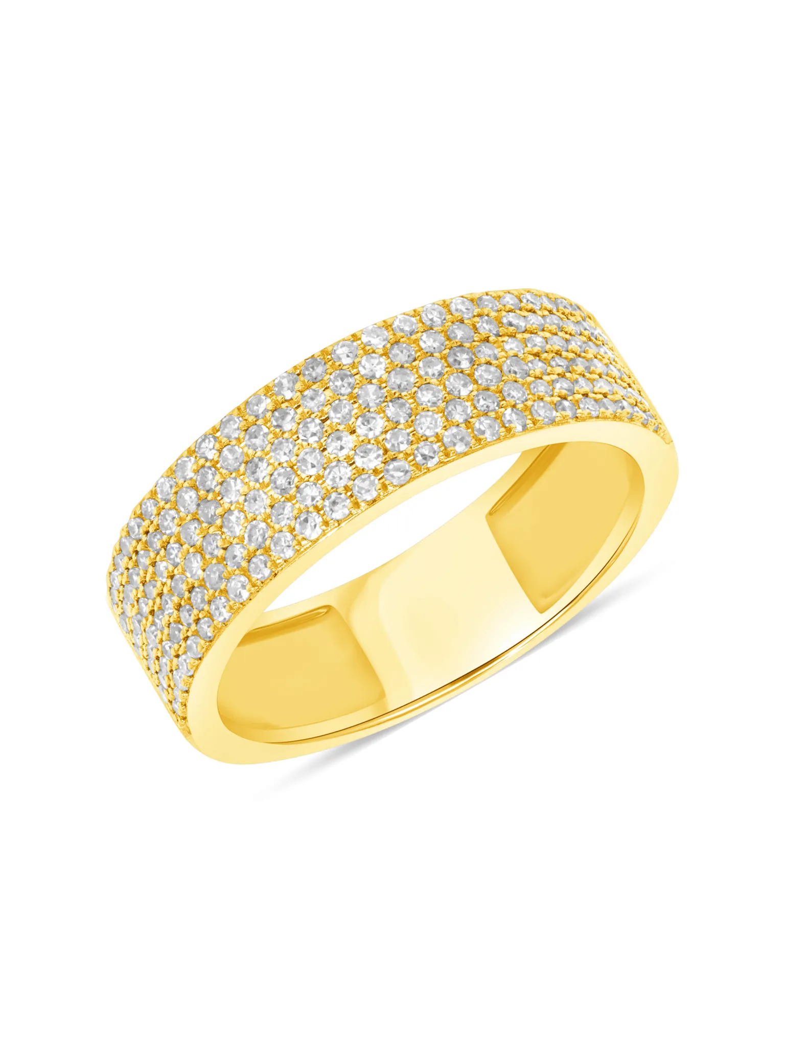 Pave Diamond Band 14K sold by LeMel